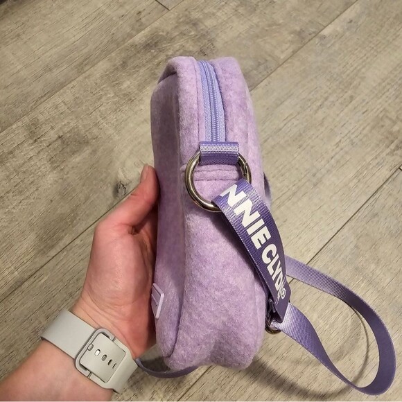 Bonnie Clyde Lavender Zip Top Small Crossbody Bag with Adjustable Strap NWOT - Picture 10 of 11